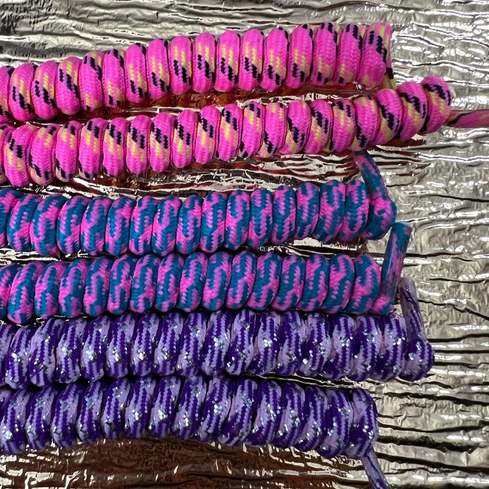 No Tie Shoe laces for Kids & Curly Shoelaces Sneakers Twist - 3 Pair